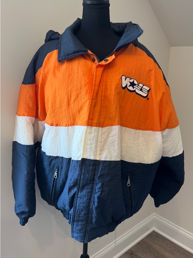 Vintage Tennessee Volunteers Jacket 90s Colorblock Puffer Xl Ncaa
